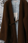 Mutedance 24 Autumn and Winter Wool Jacket MD-MD24FW02-BROWN MD24FW01